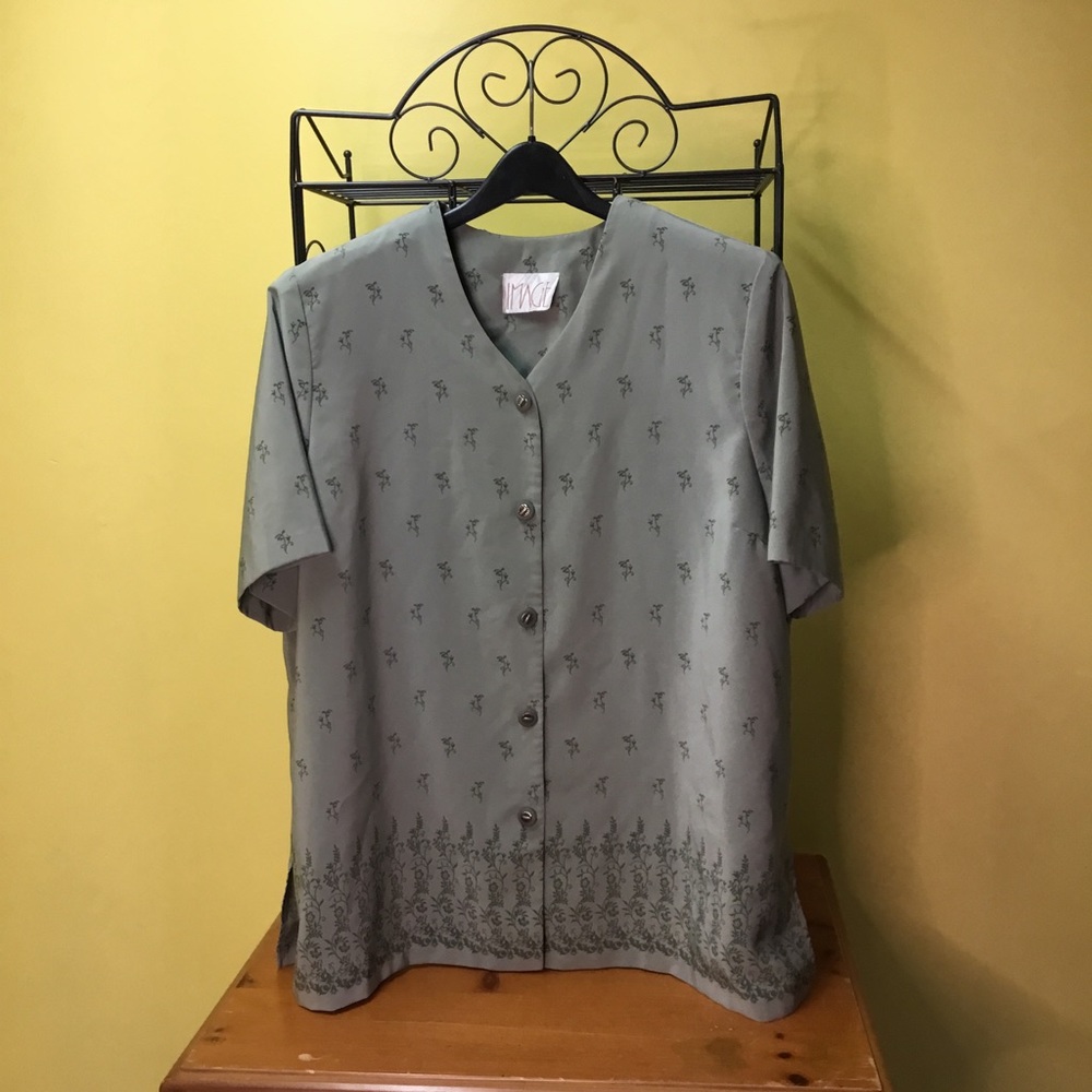 Image Tunic 3X Mint Green